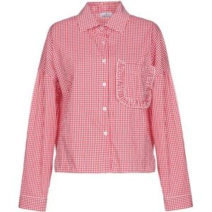 Red and white blouse size 10